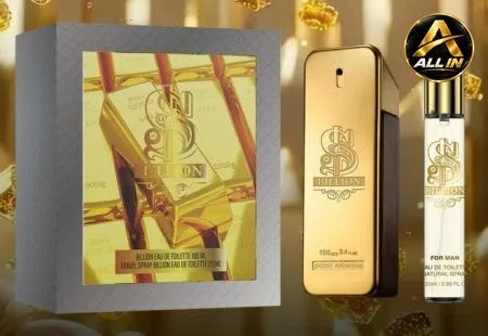 عطر (BILLION) سعة 100 مل مع تست بسعة 20 مل.